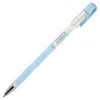 Ручка шариковая с грипом BRUNO VISCONTI 'MagicWrite', СИНЯЯ, 'Зайка', узел 0,5 мм, линия письма 0,3