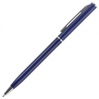 Шариковая ручка автоматическая Brauberg Delicate Blue синяя, 1мм, синий корпус