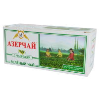 Чай Азерчай С чабрецом, зеленый, 25 пакетиков