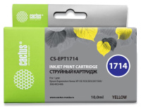 Картридж струйный Cactus CS-EPT1714 17XL желтый (10мл) для Epson XP-33/103/203/207/303/306/403/406