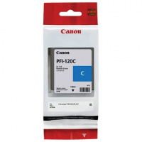 Картридж струйный CANON (PFI-120C) для imagePROGRAF TM-200/205/300/305, голубой 130 мл, оригинальный