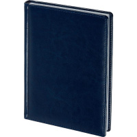 Ежедневник недатированный Attache Agenda синий, А5, 176 листов, кожзам