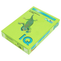 Цветная бумага для принтера Iq Color intensive зеленая липа, А4, 500 листов, 80г/м2, LG46