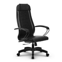 Кресло офисное Метта B 1b 32P/K117, экокожа, черная, крестовина пластик 17831