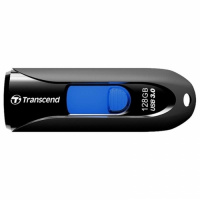 USB флешка Transcend JetFlash 790 128Gb, 90/45 мб/с, черно-синий