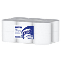 Туалетная бумага Protissue Lite белые, 1 слой, T2, 200м, 12 рулонов