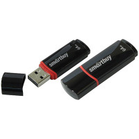 USB флешка Smart Buy Crown 64Gb, 10/4 мб/с, черный