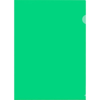 Папка-уголок Attache зеленая прозрачная, А4, 180мкм, 10шт/уп
