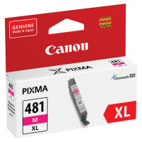 Картридж струйный CANON (CLI-481M XL) для PIXMA TS704 / TS6140, пурпурный, ресурс 474 страницы, ориг