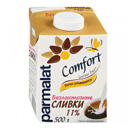 Сливки Parmalat 11% без лактозы без заменителя молочного жира, 500 г