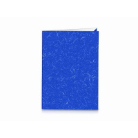 Папка-уголок Attache синий мрамор, А4/А3, двойная