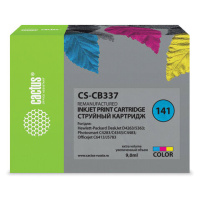 Картридж струйный Cactus CS-CB337, №141, 10.2мл, цветной