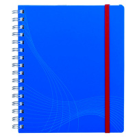 Блокнот Avery Zweckform Notizio Standard 7033, синий, 90г/м2, 90 листов, А5, в линейку, на спирали