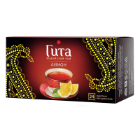 Чай Принцесса Гита Лимон, черный, 24 пакетика