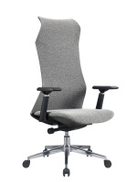 Кресло руководителя Chairman CH583 SL ткань, серый, крестовина хром