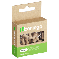 Кнопки силовые Berlingo 'Green Series', 30шт., деревянные, крафт упак., европодвес