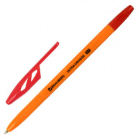 Ручка шариковая Brauberg Ultra Orange красная, 0.7мм