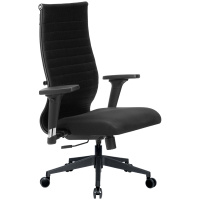 Кресло офисное Метта Комплект 19/2D ткань-сетка, черная, кретовина черная
