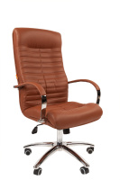 Офисное кресло Chairman 480 экокожа Terra 111 коричневый N