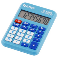 Калькулятор карманный Eleven LC-110NR-BL голубой, 8 разрядов