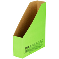 Накопитель для бумаг вертикальный Officespace А4, 75мм, зеленый