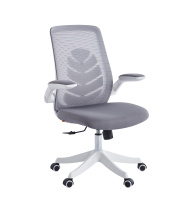 Кресло офисное Chairman CH565, серый, белый пластик