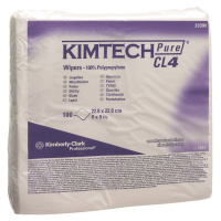Протирочные салфетки Kimberly-Clark Kimtech Pure CL4 7646, листовые, 100шт, белые