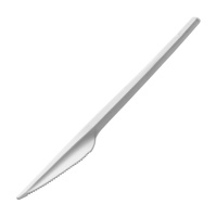 Нож одноразовый Officeclean белый, 15см, 100шт/уп