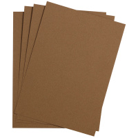 Цветная бумага Clairefontaine Etival color каштановый, 500х650мм, 24 листа, 160г/м2, легкое зерно