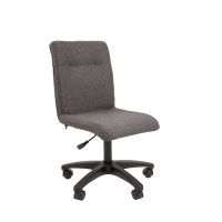 Кресло офисное Chairman 025 PL ткань Т-9, серая, без подлокотников