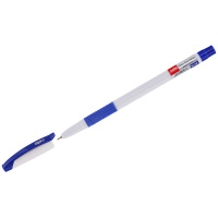 Шариковая ручка Cello Slimo Grip white body синяя, 0.7мм, белый корпус