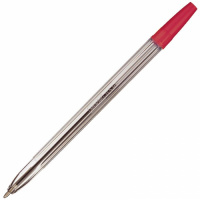 Ручка шариковая Attache Economy Elementary красная, 0.7мм
