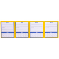 Этикетки для ценников Officespace Овал 4 ассорти, 75х63мм, прямоугольные, 4шт на листе, 30 листов
