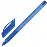 Шариковая ручка Brauberg Extra Glide GT Tone синяя, 0.35мм, прозрачный корпус