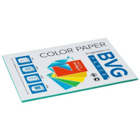 Цветная бумага для принтера Bvg медиум зеленая, А4, 50 листов, 80г/м2