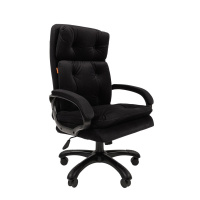 Офисное кресло Chairman 442 Россия ткань R 015 черный (черный пластик)