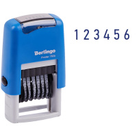Нумератор ручной Berlingo Printer 7836 6 разрядов, 3мм, мини