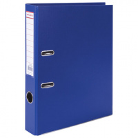 Папка-регистратор А4 Brauberg синяя, 50мм, 226590, с металлическим уголком