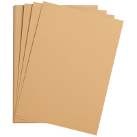 Цветная бумага Clairefontaine Etival color кэмел, 500х650мм, 24 листа, 160г/м2, легкое зерно