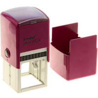 Оснастка для квадратной печати Trodat Printy 40х40мм, фиолетовая, с крышкой, 4924