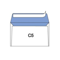 Конверт почтовый Businesspost С5 белый, 162х229мм, 80г/м2, 1000шт, стрип, прав. окно