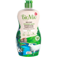 Средство для посуды и детских принадлежностей Bio Mio Эко 450мл, экстракт хлопка, концентрат