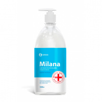 Жидкое мыло с дозатором Grass Milana 1л, антибактериальное, 125435