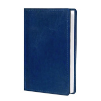 Ежедневник недатированный Attache Agenda синий, А6, 160 листов, иск. кожа