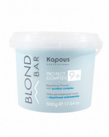 Обесцвечивающая пудра для волос Kapous Blond Bar с защитным комплексом, 500мл