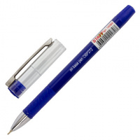 Ручка шариковая Staff Profit Chrome-X синяя, 0.35мм, синий корпус
