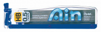 Грифели для механических карандашей Pentel Ain Stein HB, 0.5мм, 40шт/уп
