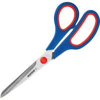 Канцелярские ножницы Kores 21см, красно-синие, эргономичные ручки, 35210