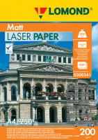 Фотобумага для лазерных принтеров Lomond Ultra DS Matt CLC A4, 250 листов, 200г/м2, белая, матовая,