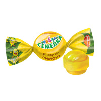Карамель Веселая Семейка лимон, 200г